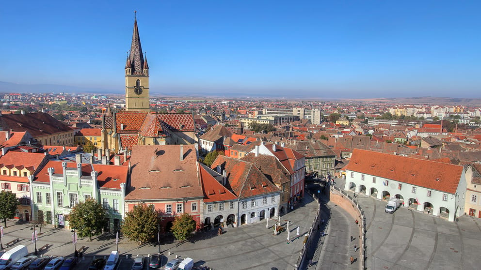 Cheap flights from Riga, Latvia to Sibiu, Romania
