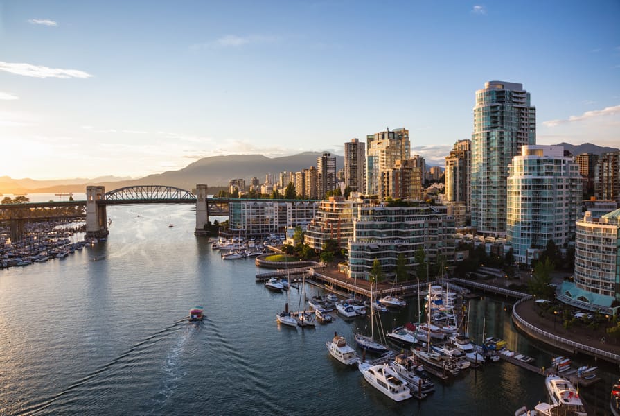 Cheap flights from New Orleans, LA to Vancouver, Canada