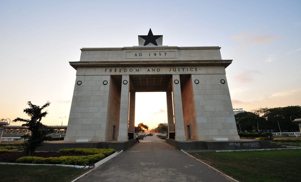 Vuelos baratos de Johannesburgo, Sudáfrica a Accra, Ghana