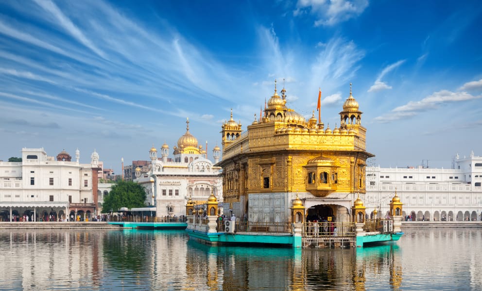 Cheap flights from Birmingham, United Kingdom to Amritsar, India