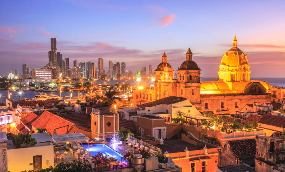 Voos baratos de Cidade do México, México a Cartagena das Índias, Colômbia