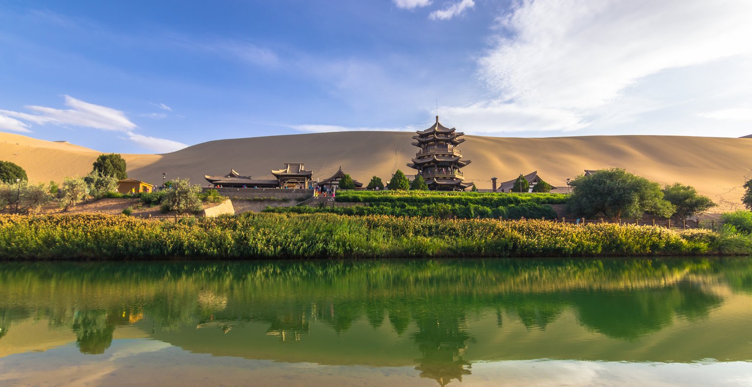 Cheap flights from Shanghai to Dunhuang from £179