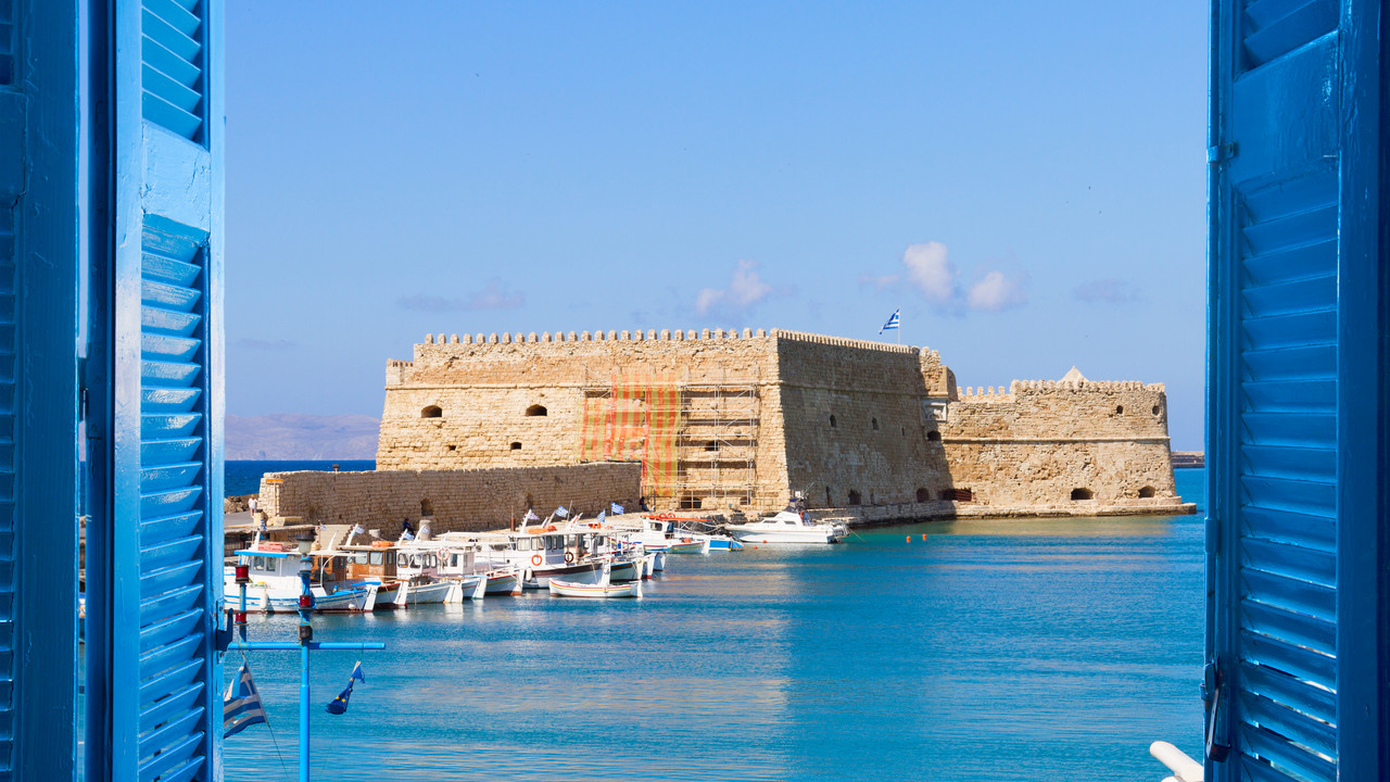 Find cheap flights to Heraklion from £278