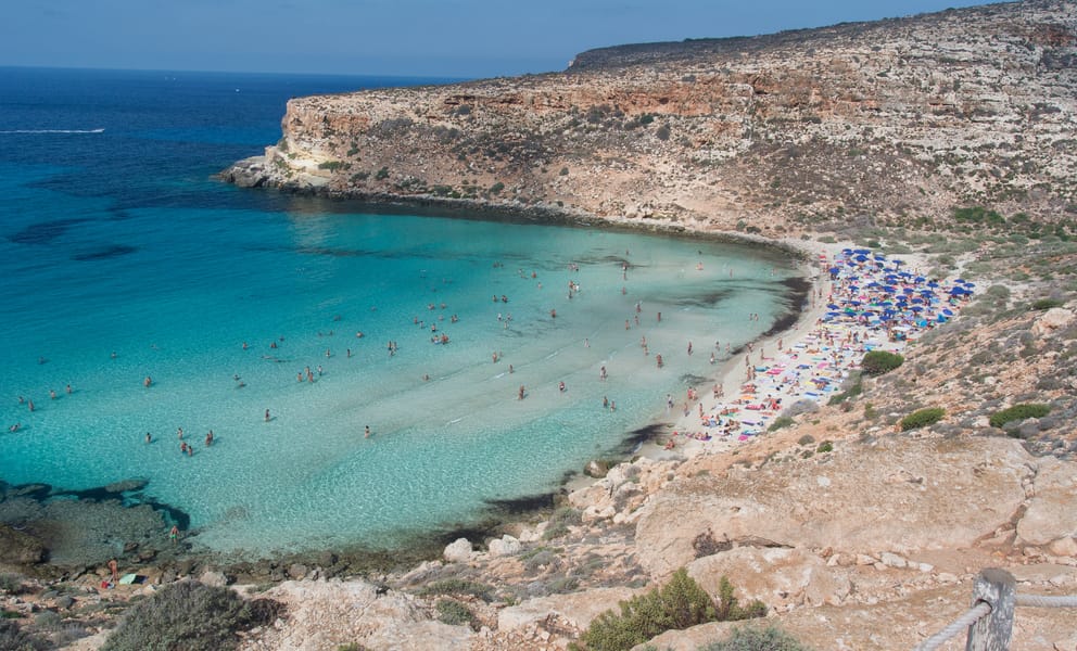 Vols à bas prix depuis Londres, Royaume-Uni vers Lampedusa, Italie