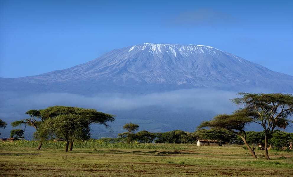 Cheap flights from Mombasa, Kenya to Mount Kilimanjaro, Tanzania