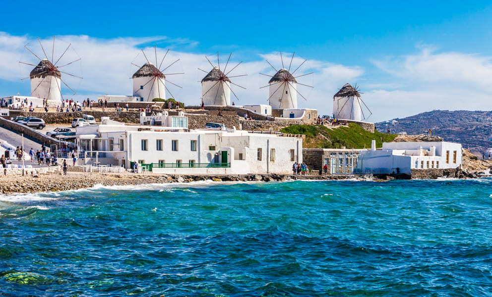Cheap flights from Ibiza, Spain to Mykonos, Greece