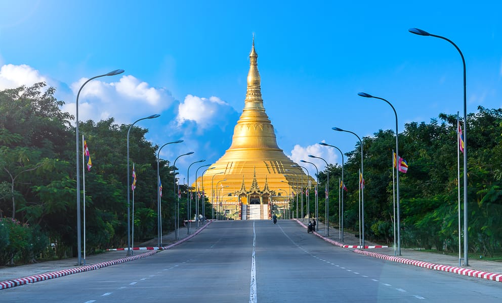 Cheap flights from Yangon to Naypyidaw
