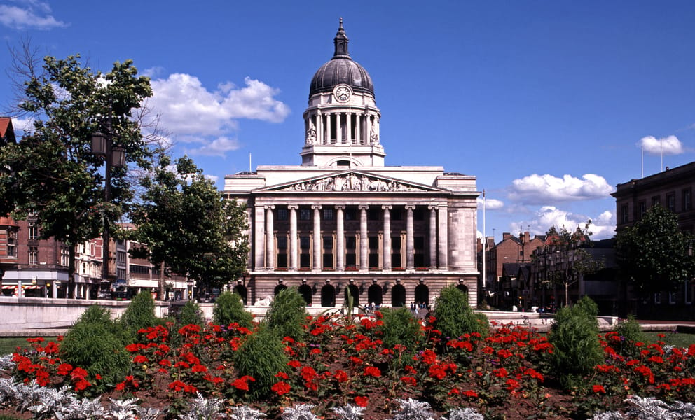 London to Nottingham flights from £6