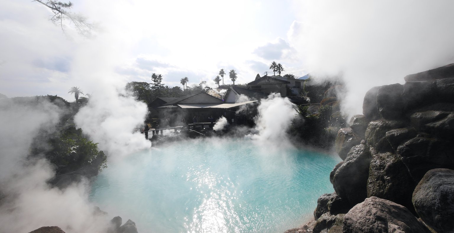 Flyrejser to Oita i Japan