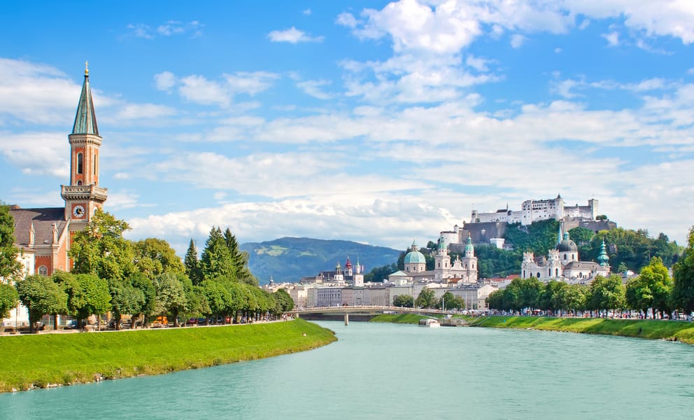 Günstige Flüge von Wien, Österreich nach Salzburg, Österreich