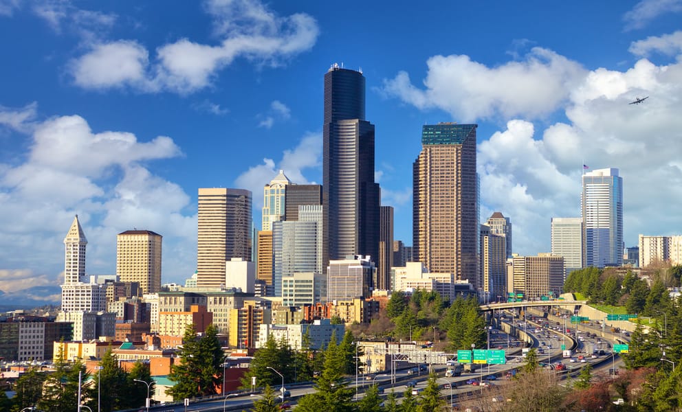Cheap flights from Los Angeles, CA to Seattle, WA