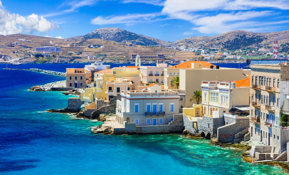 Billig biluthyrning på Syros, Grekland