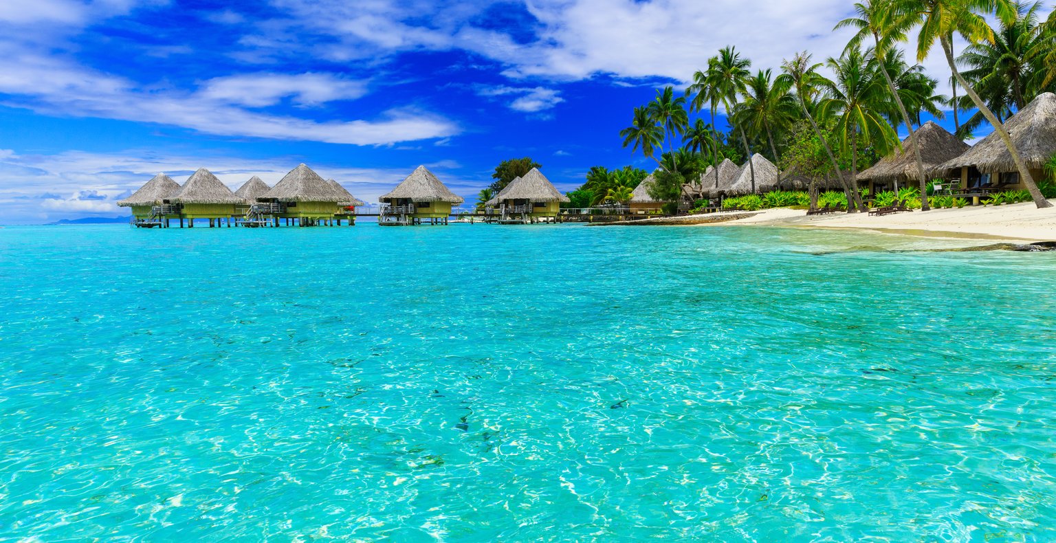 Flyg till Takaroa, Franska Polynesien