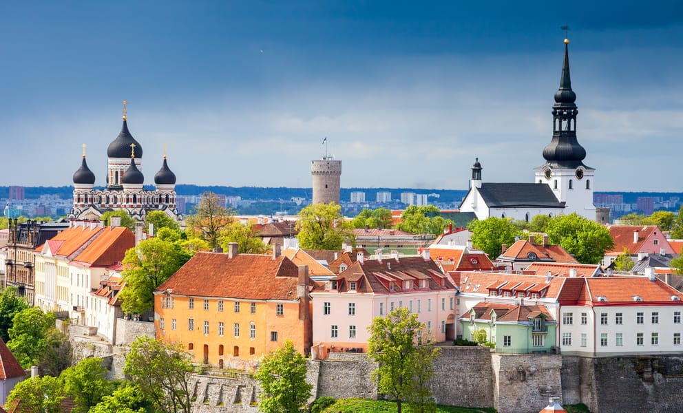 Olcsó repülőjegyek Koppenhágából, Dánia Tallinnba, Észtország