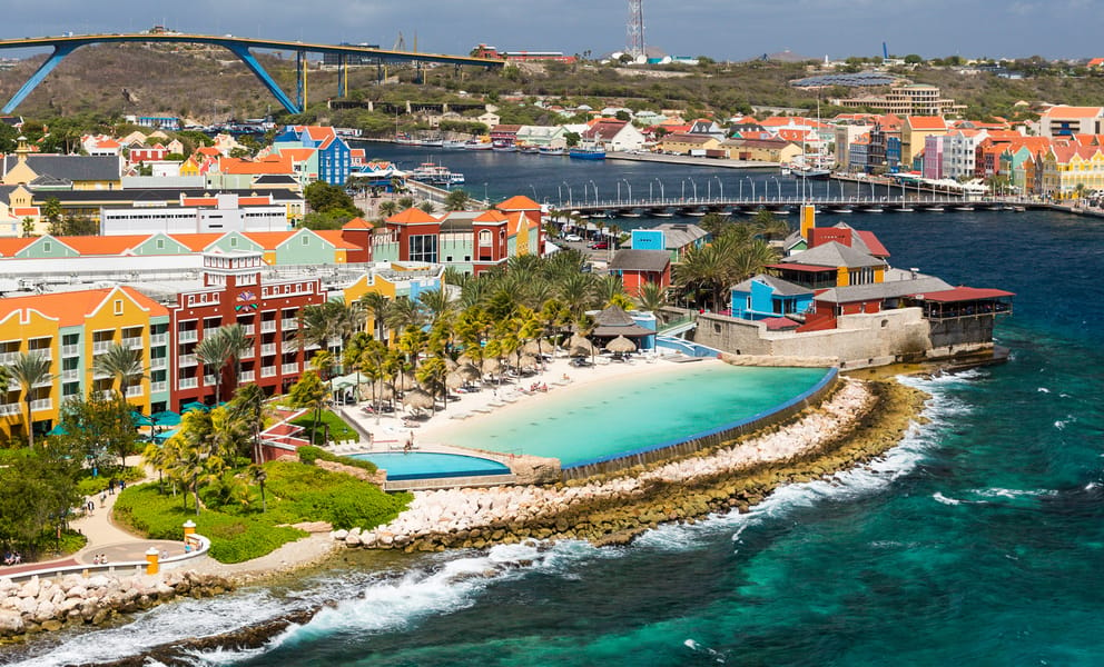Goedkope vluchten van Aruba, Aruba naar Willemstad, Curaçao